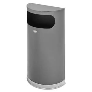 Rubbermaid RCP SO820PLANT Commercial 9-gal Half Round Waste Container 