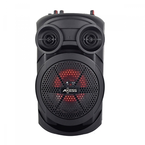 Axess PABT6032 BK 8 Bluetooth Portable Party Speaker With Led Lights R