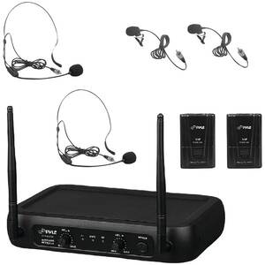 Pyle RA39976 Pro Vhf Fixed-frequency Wireless Microphone System Pylpdw