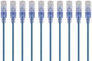 Monoprice 115158 Cat6a Ethernet Patch Cable   5 Feet   Blue | Network 