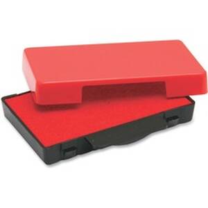 Trodat USS P4911RE Trodat E4822 Replacement Red Ink Pad - 1 Each - Red