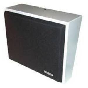 Valcom VC-V-1052C 8in. In. Amplified Wall Speaker Metal  Blackgray