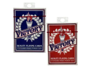Bulk FB856 Victory One Pack Standard Index Premium Playing Cards