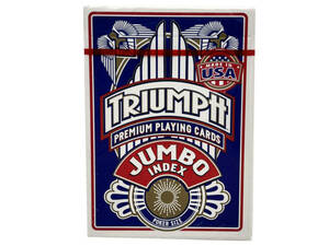 Bulk FB852 Triumph One Pack Jumbo Index Premium Playing Cards
