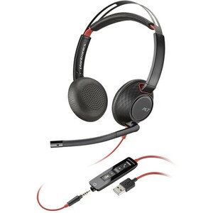 Poly PL-207576-01 Plantronics Blackwire 5220 Usb Type-a Stereo On-ear 