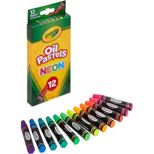Crayola CYO 524613 Oil Pastels - Neon - 12  Set