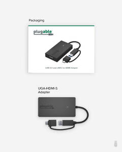 Plugable UGA-HDMI-S Plugable Usbc Usb3 - Hdmi Video Adapter