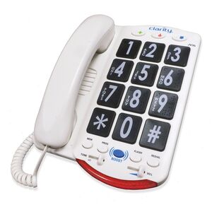 Clarity JV-35B Jv35 Big Button In. Braillein. Phone With Talk-back Num