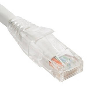 Cablesys ICC-ICPCSP10WH Patch Cord Cat5e Clear Boot 10' White