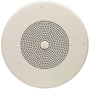 Valcom VC-VC-1060A Round 8in. In. Inch Talk-back Analog Ceiling Speake