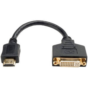 Tripp RA46976 8in Hdmi To Dvi Cable Adapter Converter Hdmi Male To Dvi
