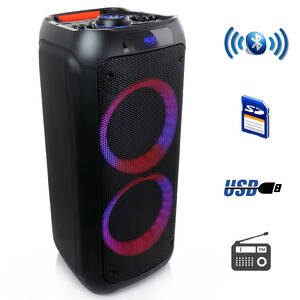Befree BFS-8850 Sound Dual 8 Inch Bluetooth Wireless Portable Party Sp