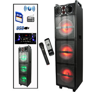 Befree BFS-6700 Sound Party Lights Triple 10 Inch Subwoofers Bluetooth