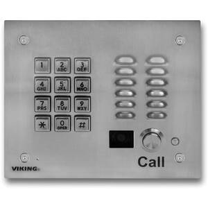 Viking K-1705-3-EWP Stainless Steel Vandal Resistant Entry Phone With 