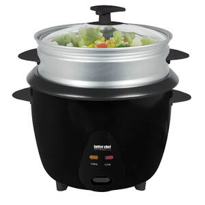 Better IM-406ST 5 Cup Rice Cooker With Food Steamer Attachment