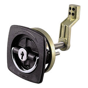 Perko 0931DP1BLK Black Flush Lock - 2.5