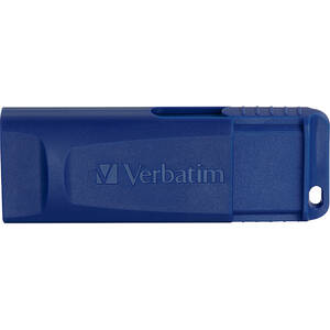 Verbatim 97408 Usb Flash Drive, , 32gb, Usb 2.0, Blue, Taa