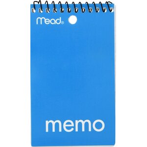 Mead 45354 Book,memo,3x5,rld,60sh
