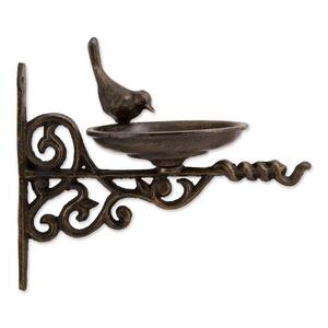 Accent 4506241 Wall-mounted Cast Iron Scrolled Bird Feeder
