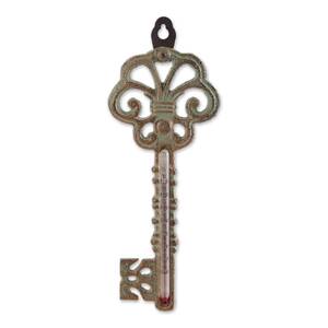 Accent 4506287 Antique Key Cast Iron Thermometer