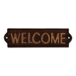 Accent 4506279 Cast Iron Welcome Sign