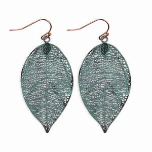 Dobbi E1806PAT Leaf Filigree Earrings ( Variety Colors Available ) By 