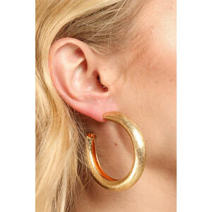 Saachiwholesale 614711 Perfect Staple Hoop Earring (pack Of 1)
