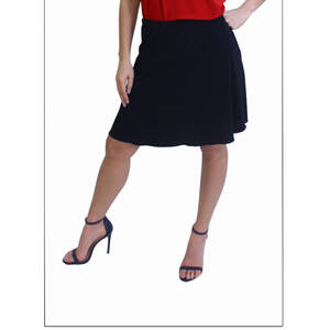 Island SH001-B-P3 3 Tier Solid Colors Skort With The Ruffle In The Cen