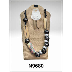 Island N9608-OS1 Necklace Set And Earrings (pack Of 1)