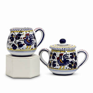 Artistica BR0014 Orvieto Rooster: Sugar And Creamer (pack Of 1)
