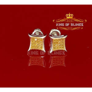 King 16134WY-A16KOB 110 Carat Diamond Stud Earrings For Women White St