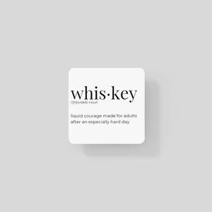 Black 149900089 Whiskey Coaster (pack Of Set Of 4)