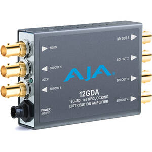 Aja 12GDA 12g Sdi 1x6 Reclocking Distribution Amplifier