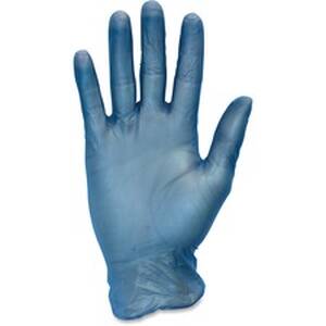 The SZN GVP9LG1BL Safety Zone 3 Mil General-purpose Vinyl Gloves - Lar