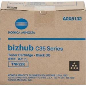 Original Konica A0X5132 Tnp22k Toner Cartridge - Laser - 5200 Pages - 