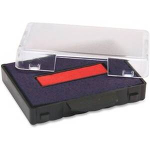 Trodat USS P5440BR Trodat T5444 Replacement Ink Pad - 1 - Red, Blue In