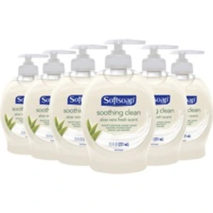 Colgate CPC US04968ACT Softsoap Soothing Liquid Hand Soap Pump - Aloe 
