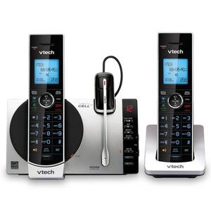 Vtech DS6771-3 Connect To Cell Ds6771-3 Dect 6.0 Cordless Phone - Blac