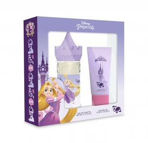 Airval DIS574 Disney Rapunzel 2 Pcs Set: 3.4 Eau De Toilette Spray + 2