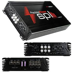 Precision SPL25004 Amplifier 2500 Watts Max 4 Channel