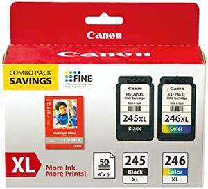 Original Canon 8278B005 Pg-245xlcl-246xlgp-502 Paper Combo Pack - For 
