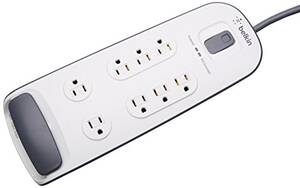 Belkin BV108200-06 8-outlet Surge Protector With 6 Ft Power Cord With 