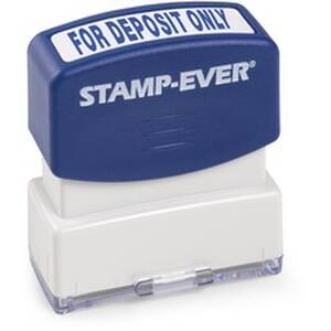 Trodat TDT 5955 Trodat For Deposit Only Pre-inked Stamp - Message Stam