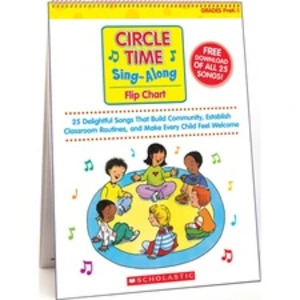 Scholastic SHS 963524 Scholastic Circle Time Sing-along Flip Chart - T