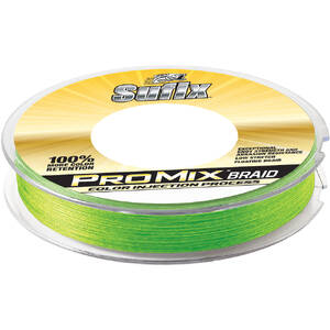Sufix 630-110L Promixreg; Braid - 10lb - Neon Lime - 300 Yds