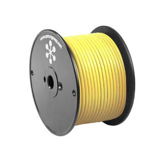 Pacer WUL8YL-100 Pacer Yellow 8 Awg Primary Wire - 10039;