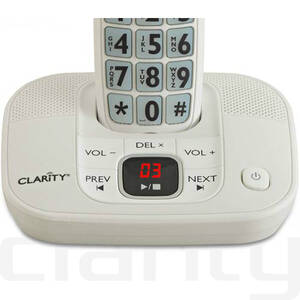 Clarity CLARITY-D714 (r) 53714 Dect 6.0 Amplified Cordless Phone With 
