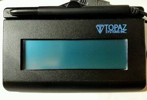 Topaz T-LBK462-HSB-R Signaturegem Lcd 1x5 Electronic Signature Pad Wit