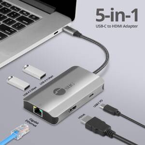 Siig JU-H30L11-S1 Usbc To Hdmi With Lan Adpater