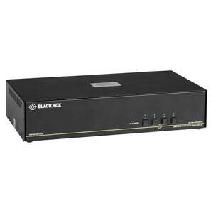 Black SS4P-DH-DVI-UCAC Secure Kvm Switch, Dh, 4-port,dvi-i,usb,cac